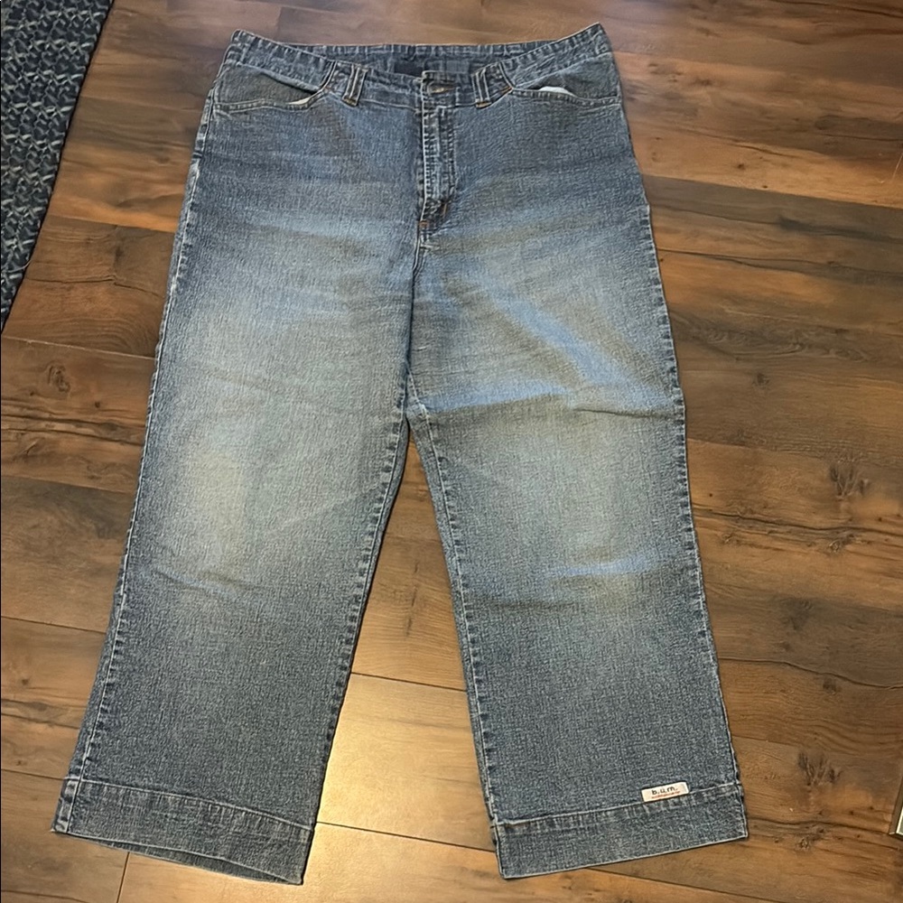 B.U.M Equipment Lucky Crop Woman’s Blue Jeans 16/26
